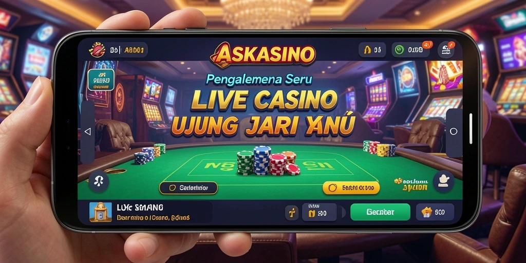 Gameplay Live Casino yang menarik dengan dealer profesional.