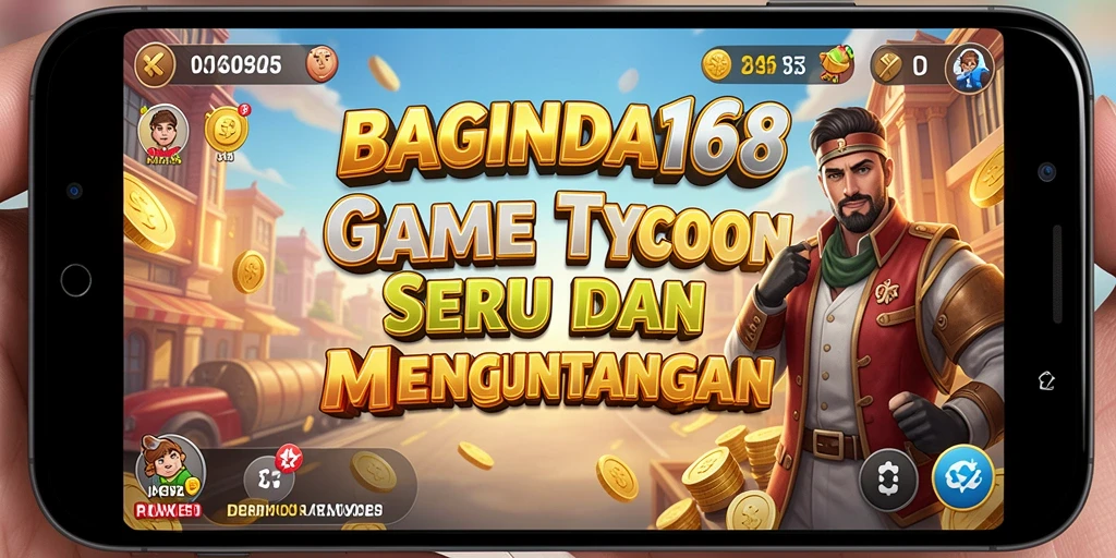 Tampilan gameplay seru dari BAGINDA168 dengan elemen Tycoon yang mendebarkan.