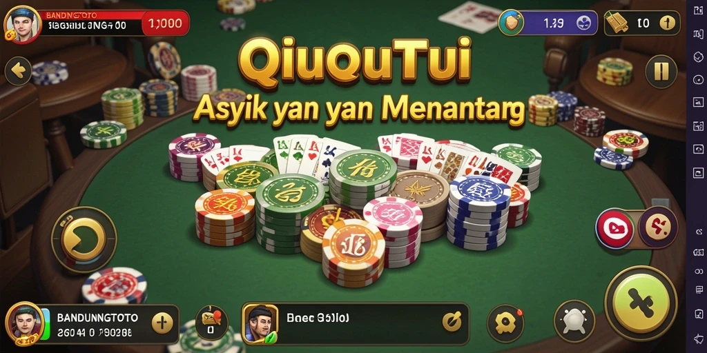 Screenshot gameplay QiuQiu yang menarik dan interaktif.