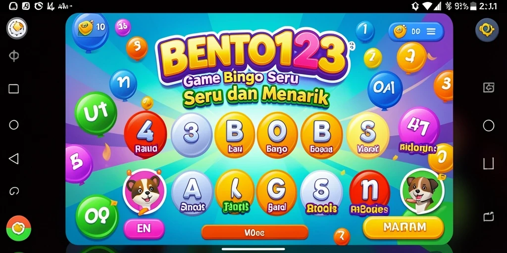 Tampilan gameplay seru BENTO123 dengan desain Bingo yang menarik.