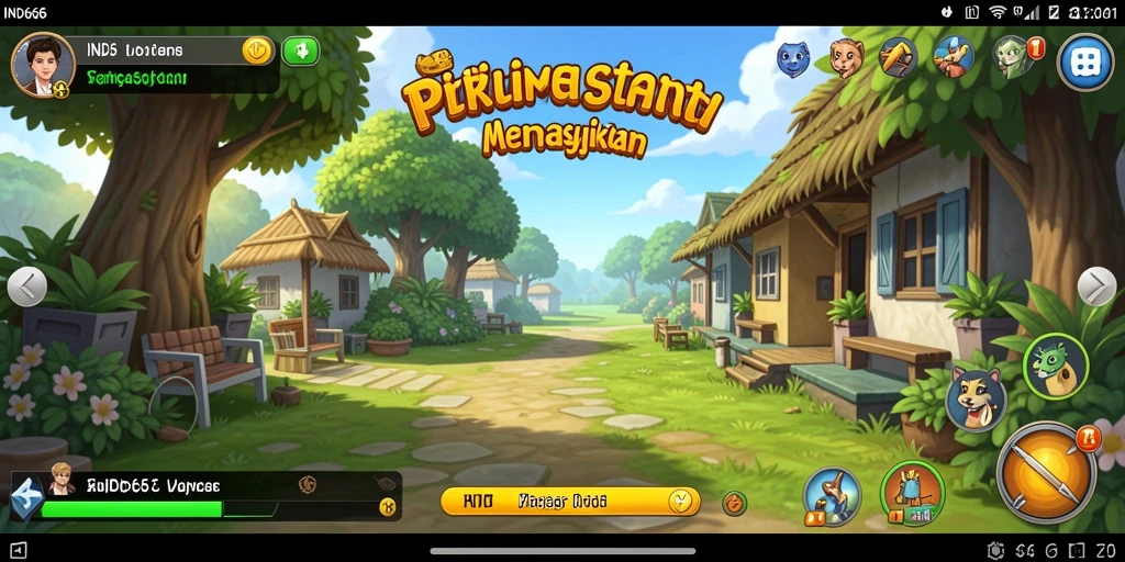 Screenshot gameplay IND666 menampilkan aksi seru dan tantangan menarik.