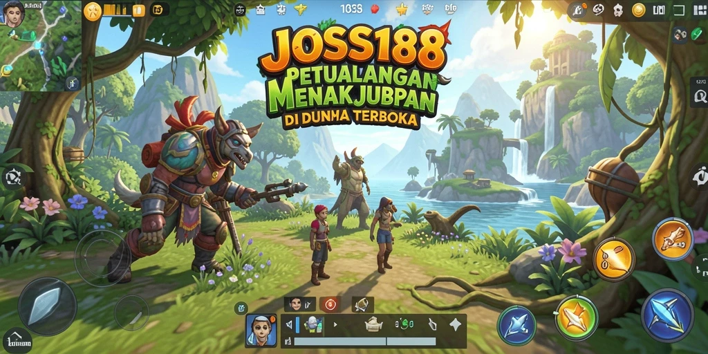 Screenshot gameplay Open World yang menampilkan petualangan seru di JOSS188.
