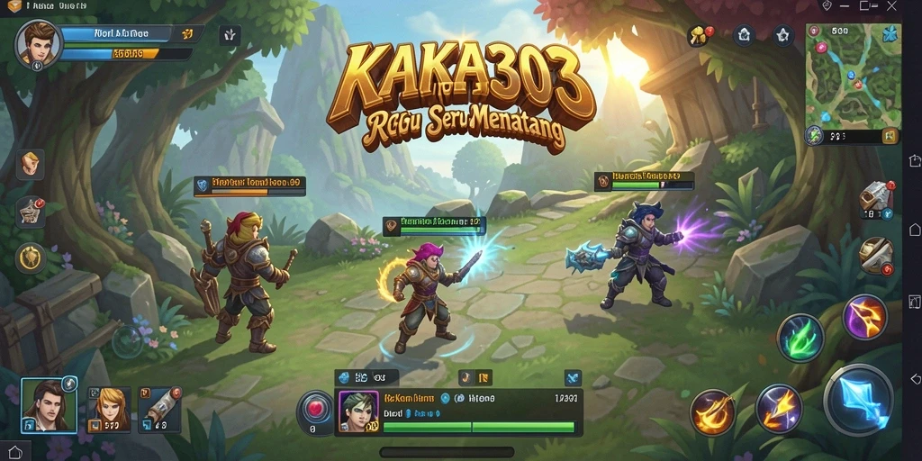 Tampilan gameplay seru dari KAKA303 di dunia RPG.
