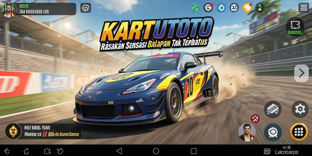 Tampilkan aksi balapan seru dalam KARTUTOTO dengan grafik menawan.