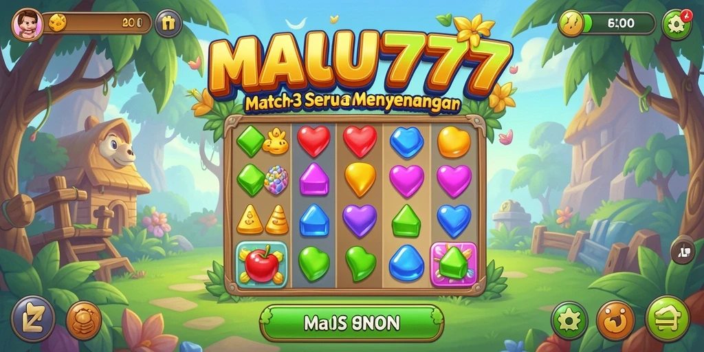 Tangkapan layar gameplay MAU777 yang menampilkan keseruan mencocokkan objek.