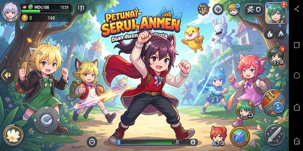 Tampilan gameplay MDG188 yang menarik dan penuh aksi.