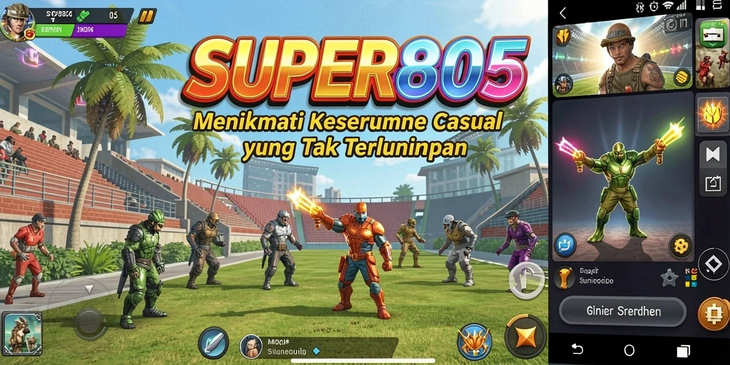 Screenshot dari <strong>SUPER805</strong> menunjukkan gameplay yang menarik dan seru.