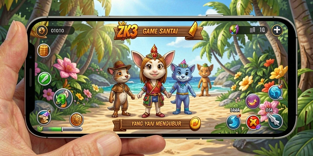 Tangkapan layar menarik dari gameplay ZK3 yang seru.