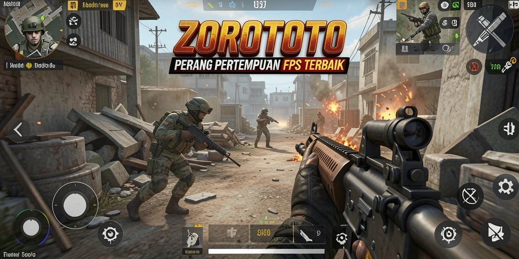 Tampilan gameplay ZOROTOTO yang sangat intens dan mendebarkan.
